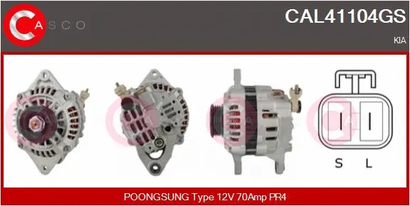 Alternator (CAL41104GS)
