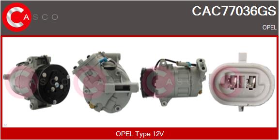 Compressor, air conditioning (CAC77036GS)