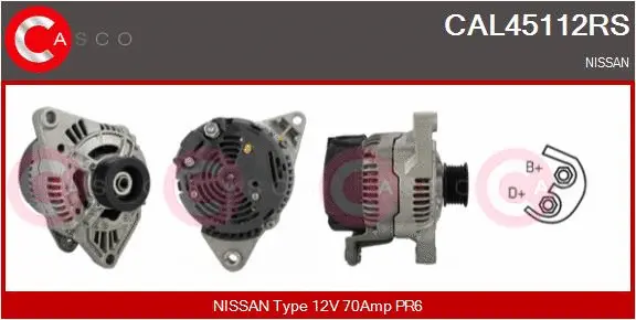 Alternator (CAL45112RS)