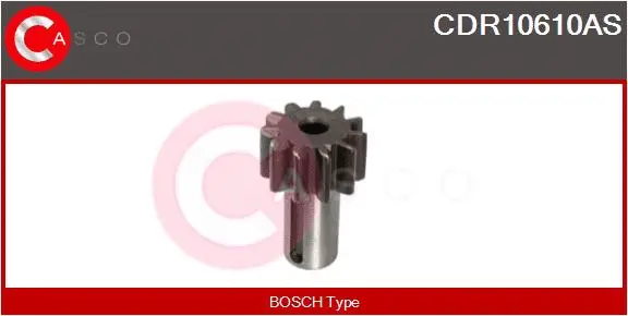 Pinion, starter (CDR10610AS)