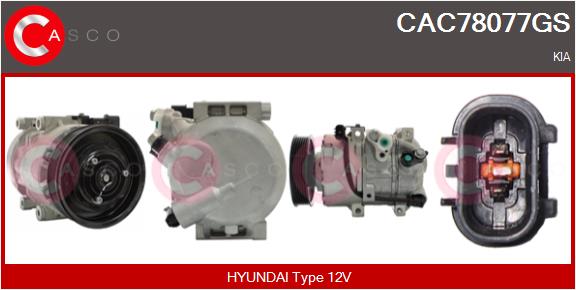Compressor, air conditioning (CAC78077GS)
