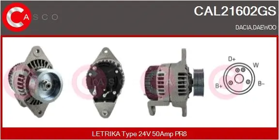 Alternator (CAL21602GS)
