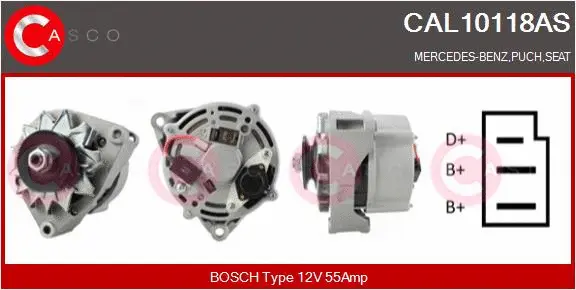 Alternator (CAL10118AS)