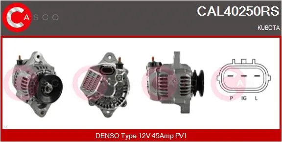 Alternator (CAL40250RS)