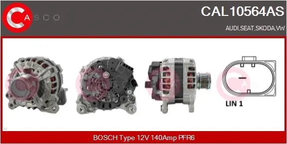 Alternator (CAL10564AS)