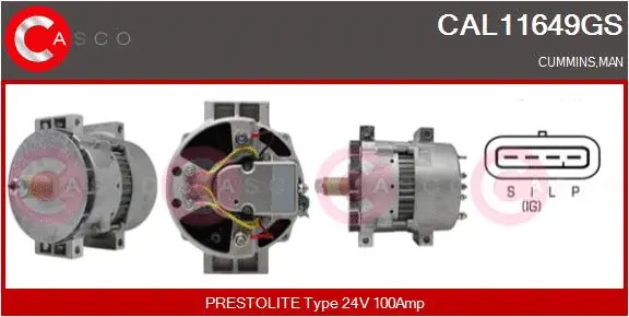 Alternator (CAL11649GS)