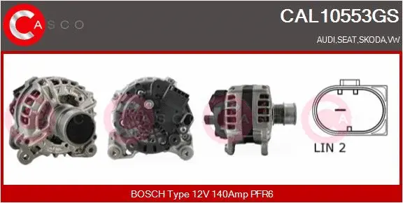 Alternator (CAL10553GS)