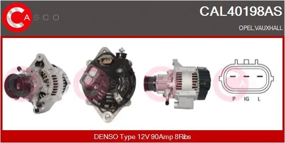 Alternator (CAL40198AS)