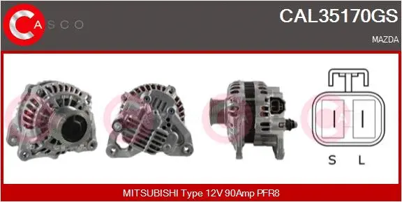 Alternator (CAL35170GS)