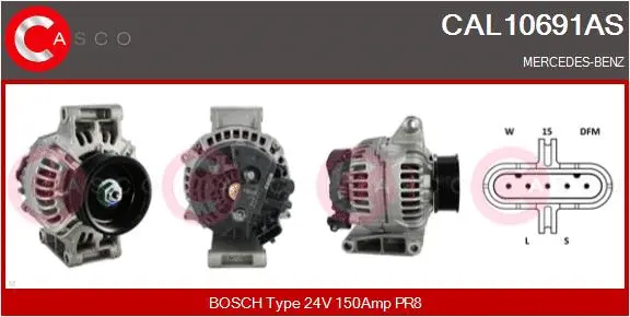 Alternator (CAL10691AS)