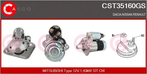 Starter (CST35160GS)