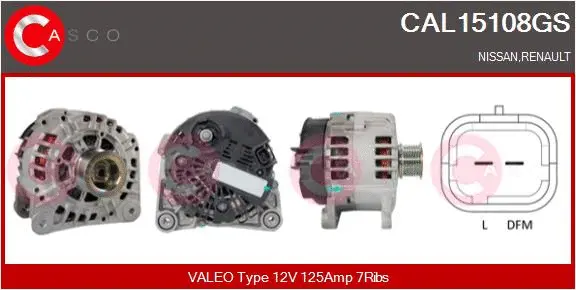 Alternator (CAL15108GS)