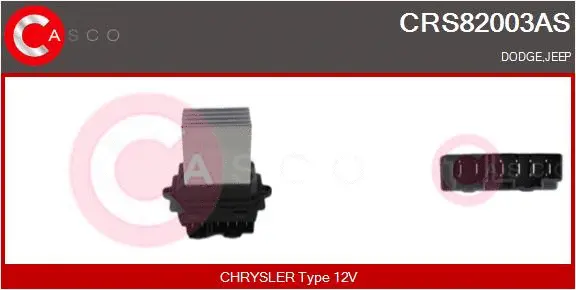 Resistor, interior blower (CRS82003AS)