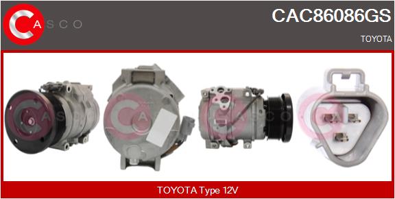 Compressor, air conditioning (CAC86086GS)