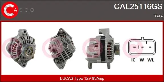 Alternator (CAL25116GS)