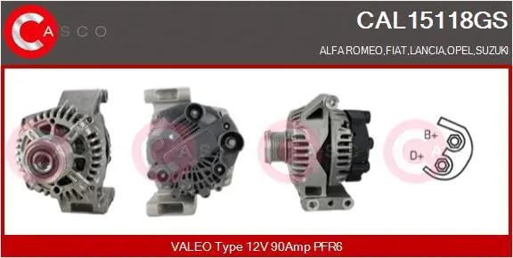 Alternator (CAL15118GS)
