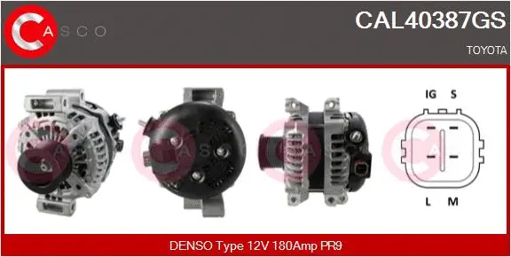 Alternator (CAL40387GS)