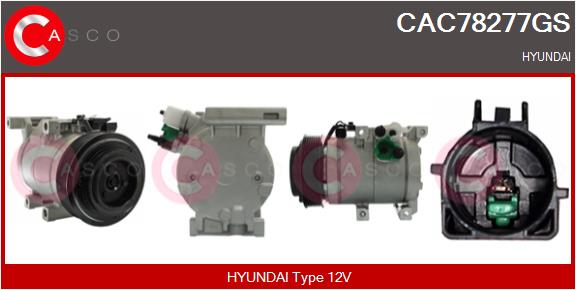 Compressor, air conditioning (CAC78277GS)