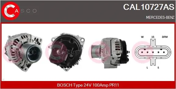 Alternator (CAL10727AS)