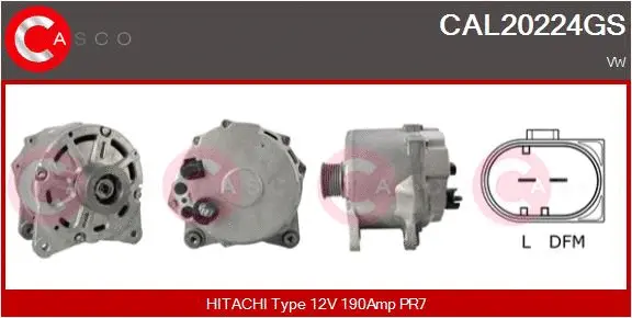 Alternator (CAL20224GS)
