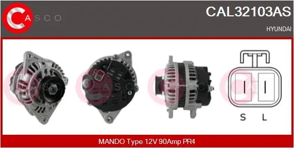 Alternator (CAL32103AS)