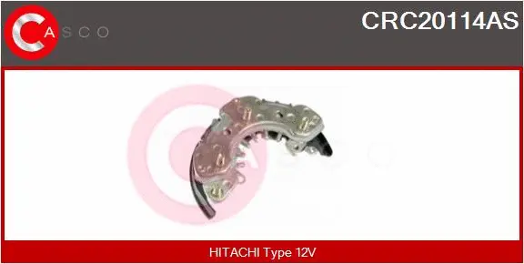 Rectifier, alternator (CRC20114AS)