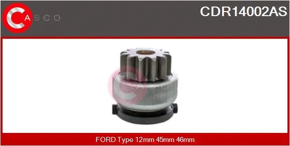 Pinion, starter (CDR14002AS)