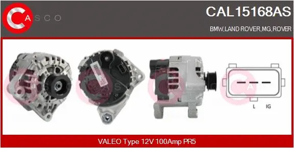 Alternator (CAL15168AS)