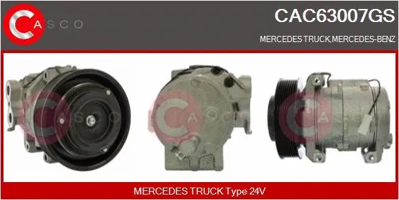 Compressor, air conditioning (CAC63007GS)