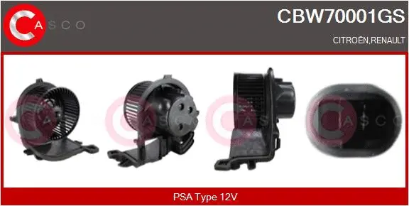 Interior Blower (CBW70001GS)