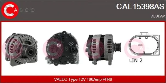 Alternator (CAL15398AS)