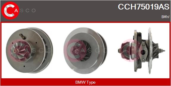 Core assembly, turbocharger (CCH75019AS)