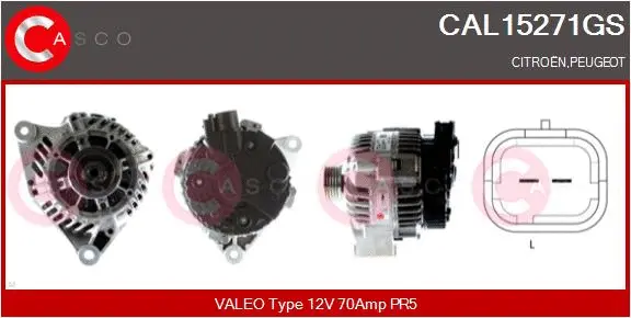 Alternator (CAL15271GS)
