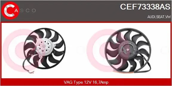 Fan, engine cooling (CEF73338AS)