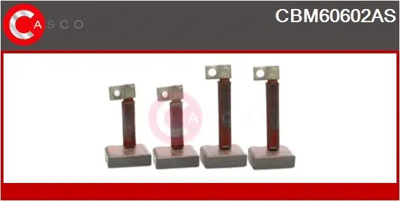 Carbon Brush, starter (CBM60602AS)