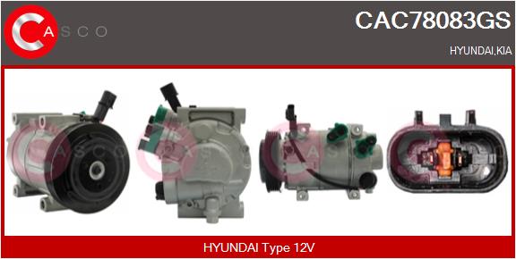 Compressor, air conditioning (CAC78083GS)