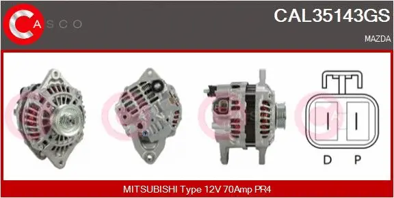 Alternator (CAL35143GS)