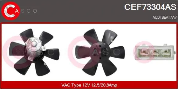 Fan, engine cooling (CEF73304AS)