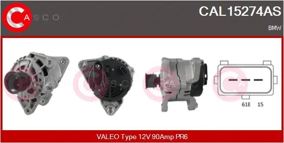 Alternator (CAL15274AS)