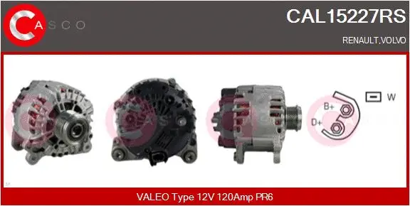 Alternator (CAL15227RS)