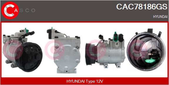 Compressor, air conditioning (CAC78186GS)