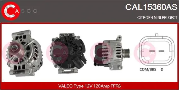 Alternator (CAL15360AS)