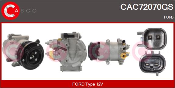 Compressor, air conditioning (CAC72070GS)
