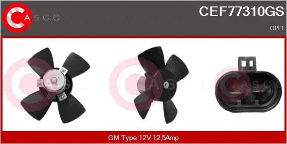 Fan, engine cooling (CEF77310GS)