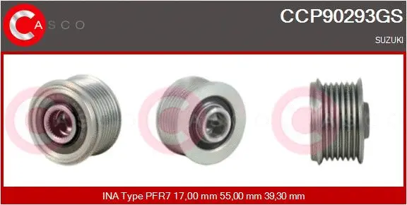Belt Pulley, alternator (CCP90293GS)