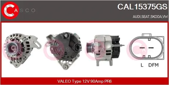 Alternator (CAL15375GS)