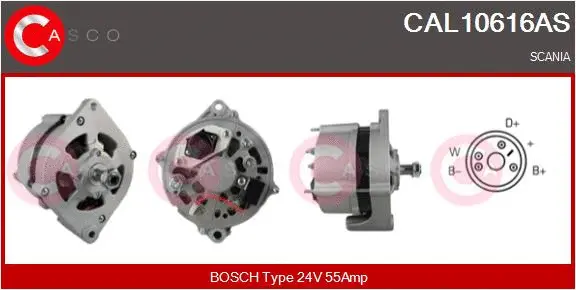 Alternator (CAL10616AS)