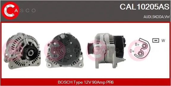 Alternator (CAL10205AS)