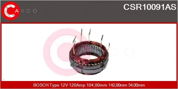 Stator, alternator (CSR10091AS)