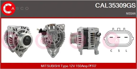 Alternator (CAL35309GS)